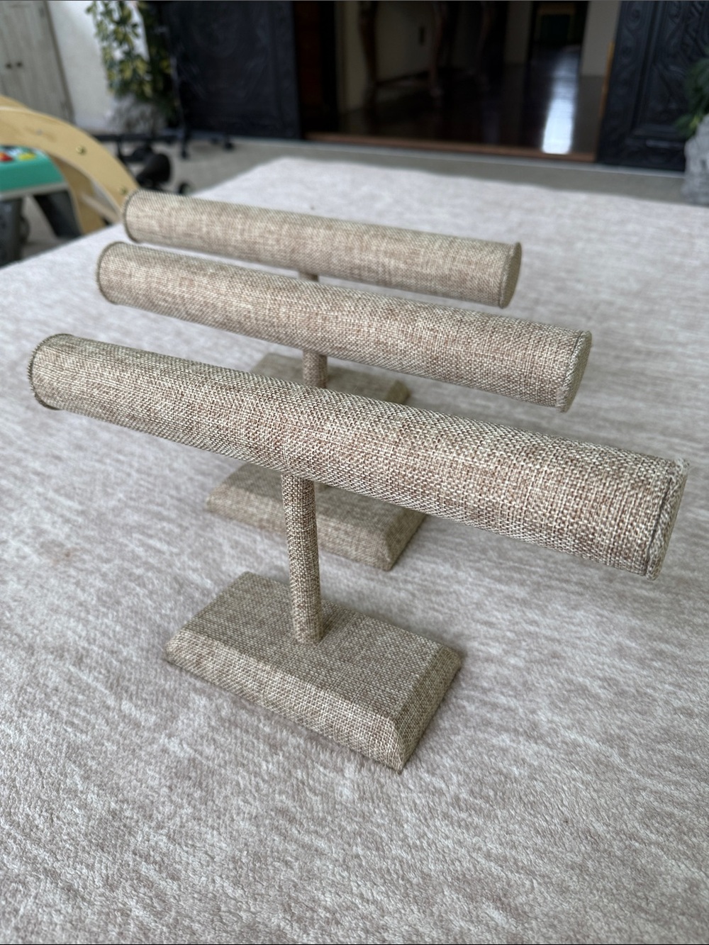 Burlap Bracelet Bar Stands (3) - Picture 3 of 5